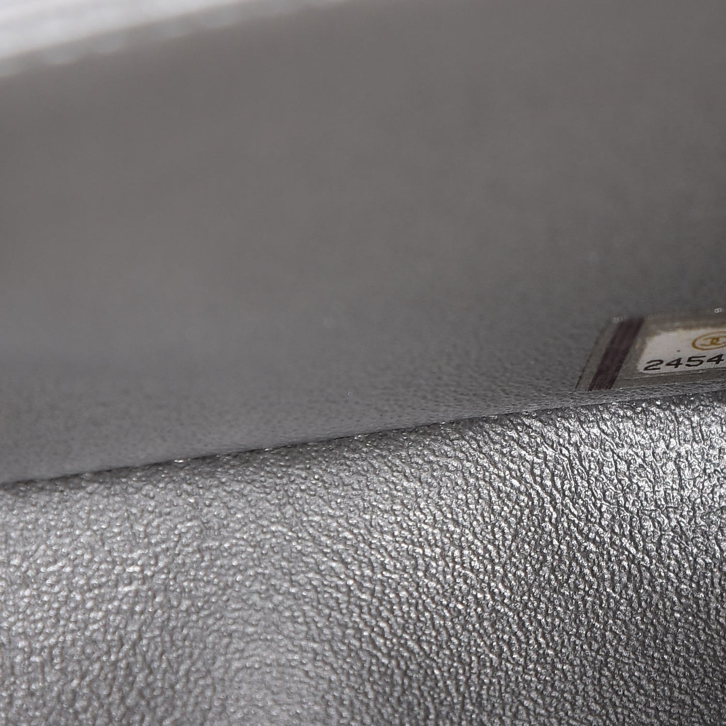Metallic Lambskin Quilted Mini Rectangular Flap Silver