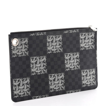 Louis Vuitton Damier Graphite Rope Pochette Jour PM White 3 of 7
