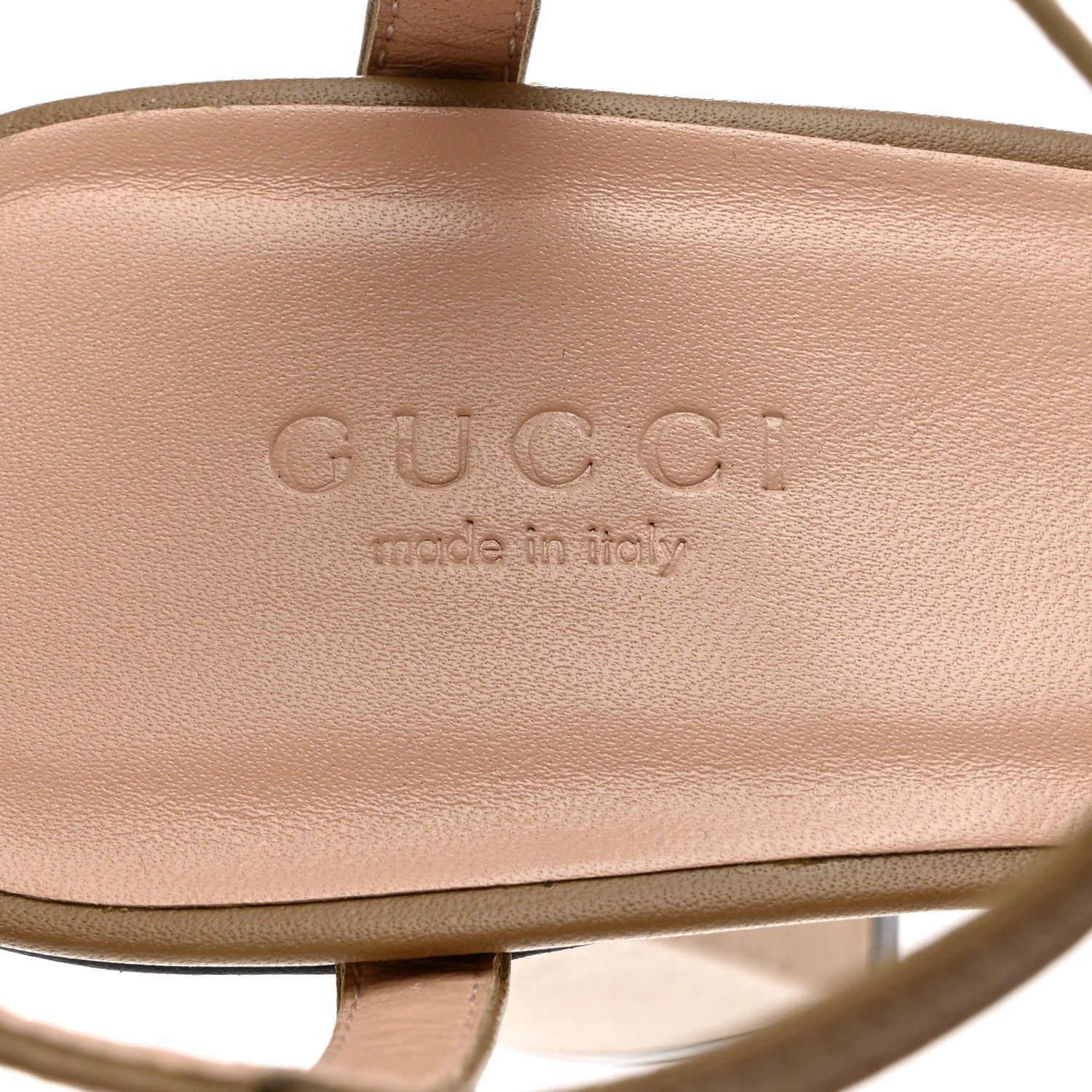 Gucci Calfskin Miro Soft Horsebit Mid Heel Sandals 38.5 Bright Camel 6 of 8