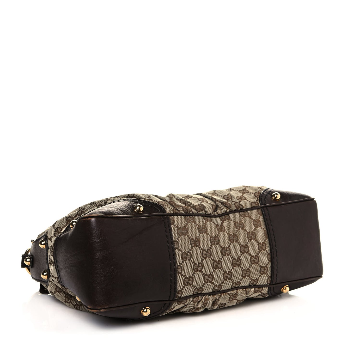 Monogram Medium Jockey Hobo Dark Brown