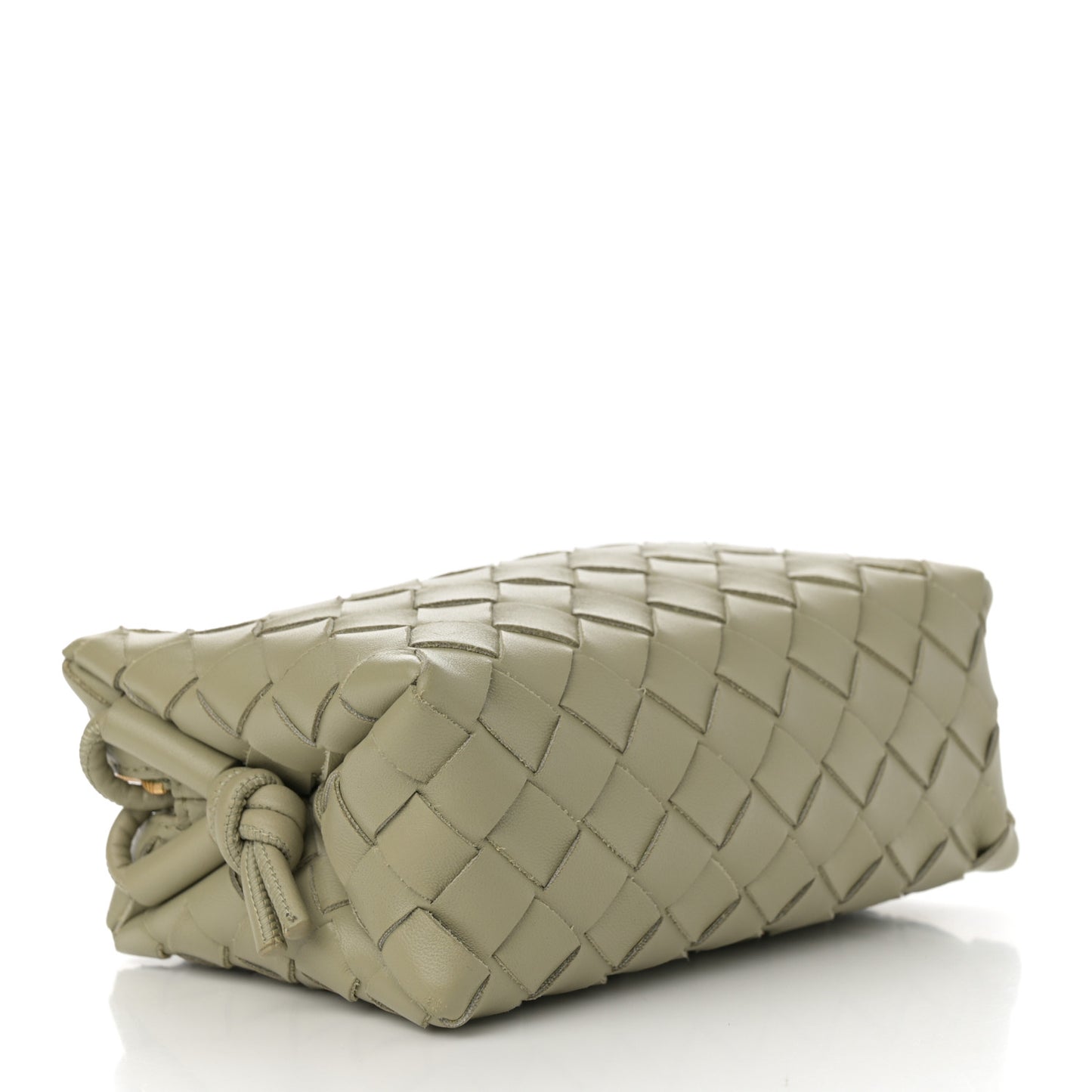Nappa Intrecciato Mini Loop Camera Bag Travertine