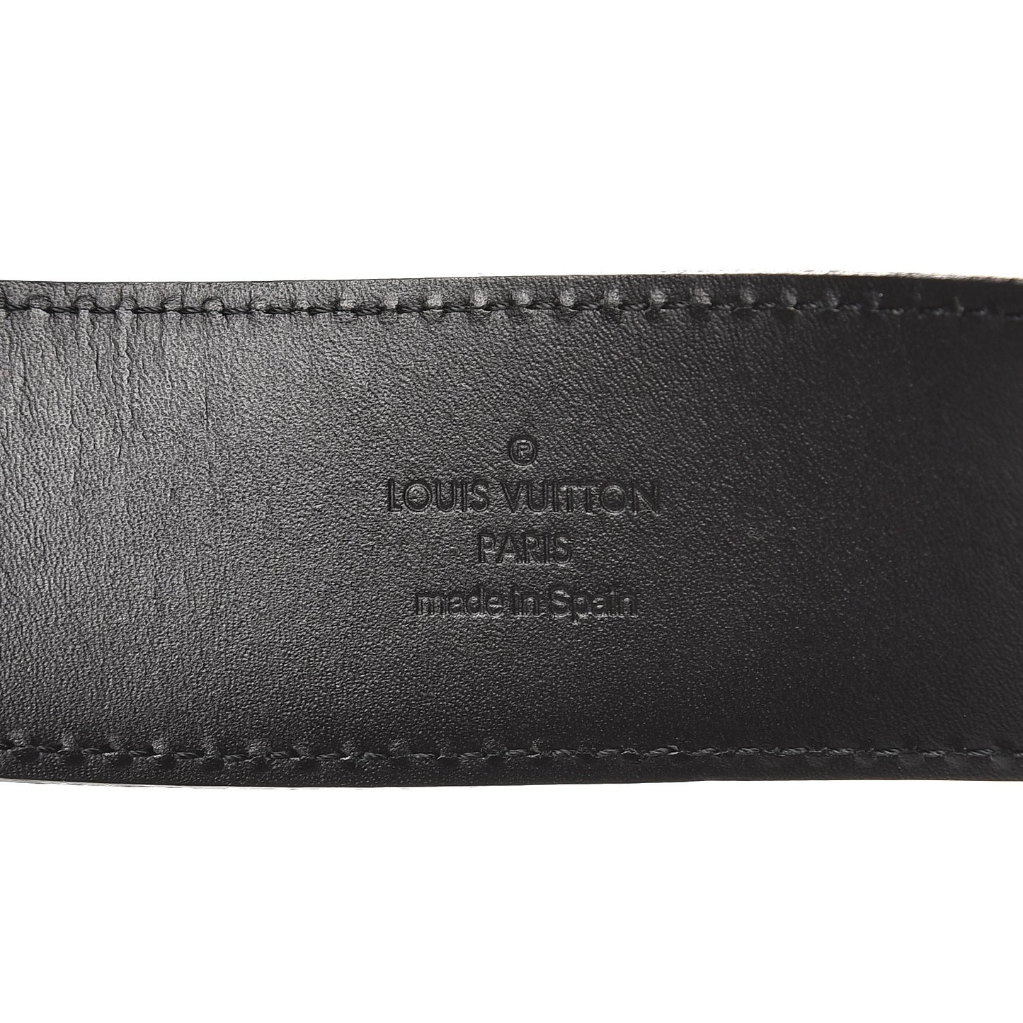 Damier Graphite LV Initiales Belt 95 38