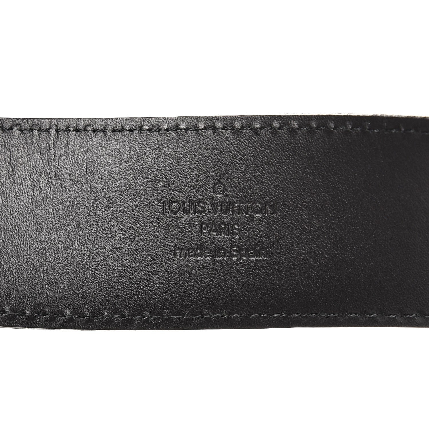 Louis Vuitton Damier Graphite LV Initiales Belt 95 38 3 of 6