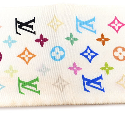 Louis Vuitton LV X TM Silk Monogram Multicolor Bandeau White 4 of 5