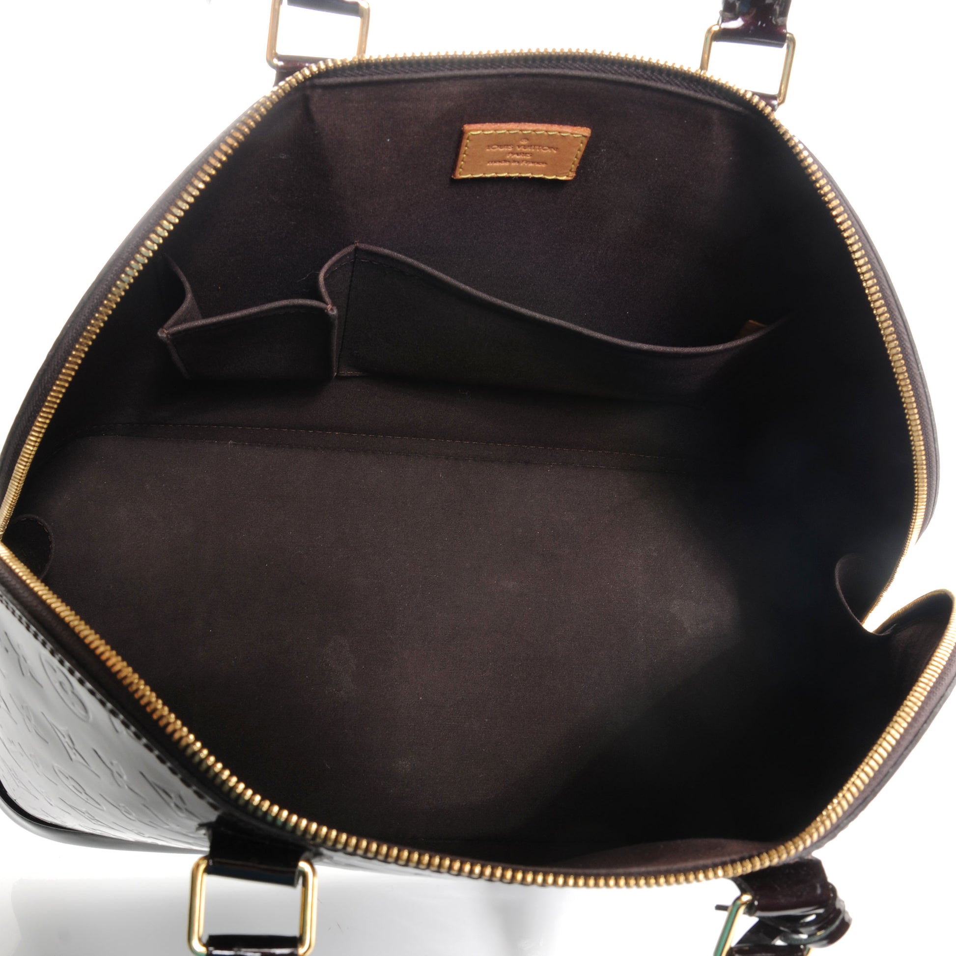 Louis Vuitton Vernis Alma GM Amarante 5 of 8