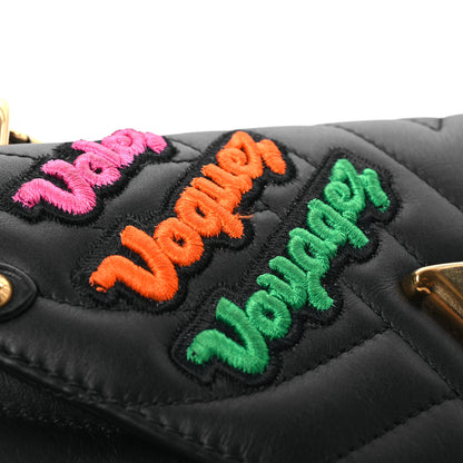 Louis Vuitton Calfskin Embroidered New Wave Chain MM Black 13 of 14