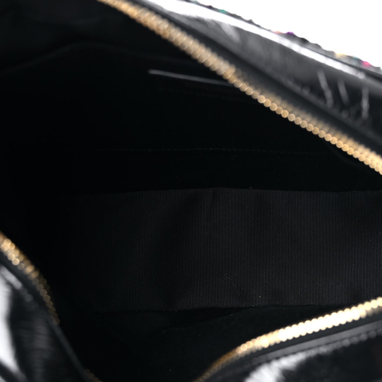 Tweed Calfskin Monogram Lou Camera Bag Black