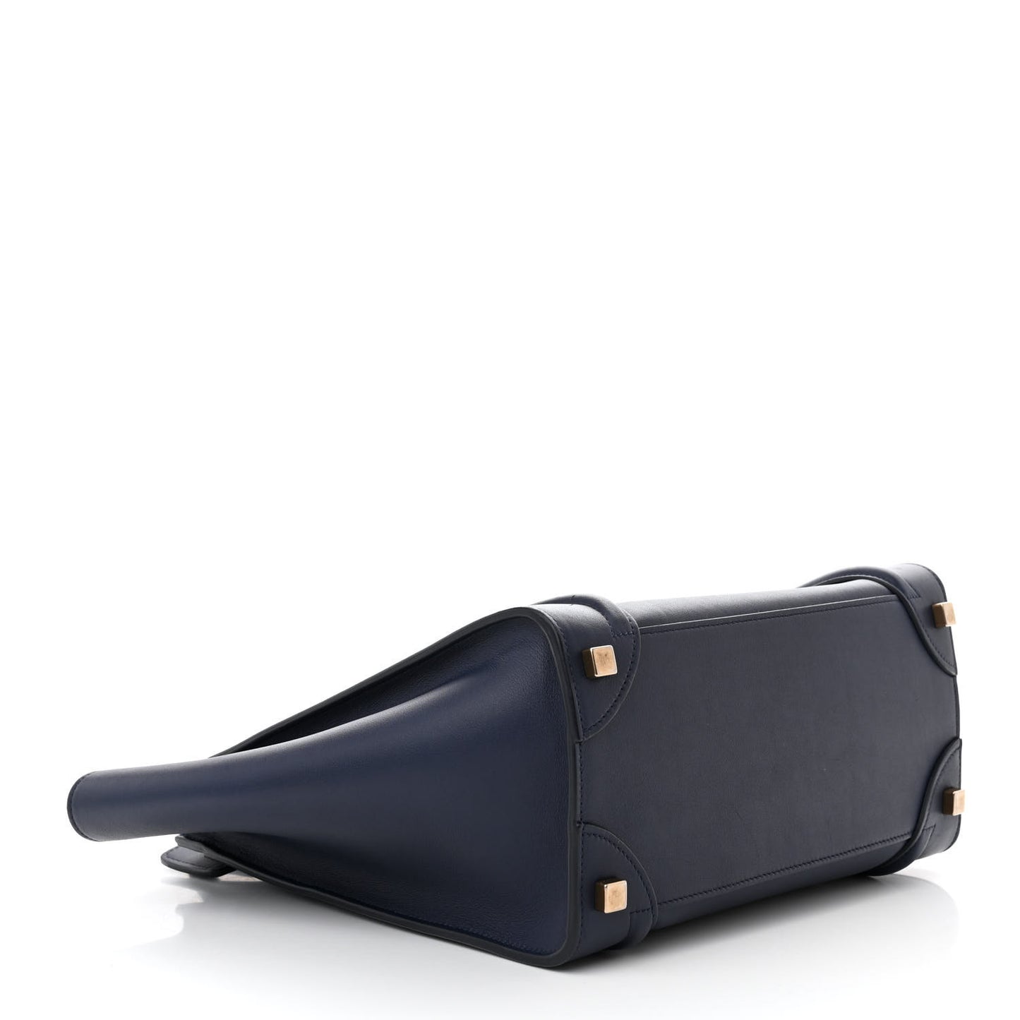 Smooth Calfskin Micro Luggage Navy Blue