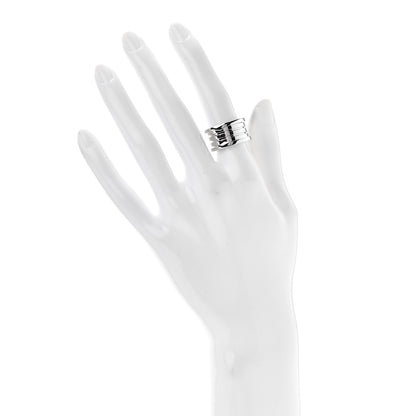 Bulgari 18K White Gold B.Zero1 Four-Band Ring 51 5.75 2 of 6