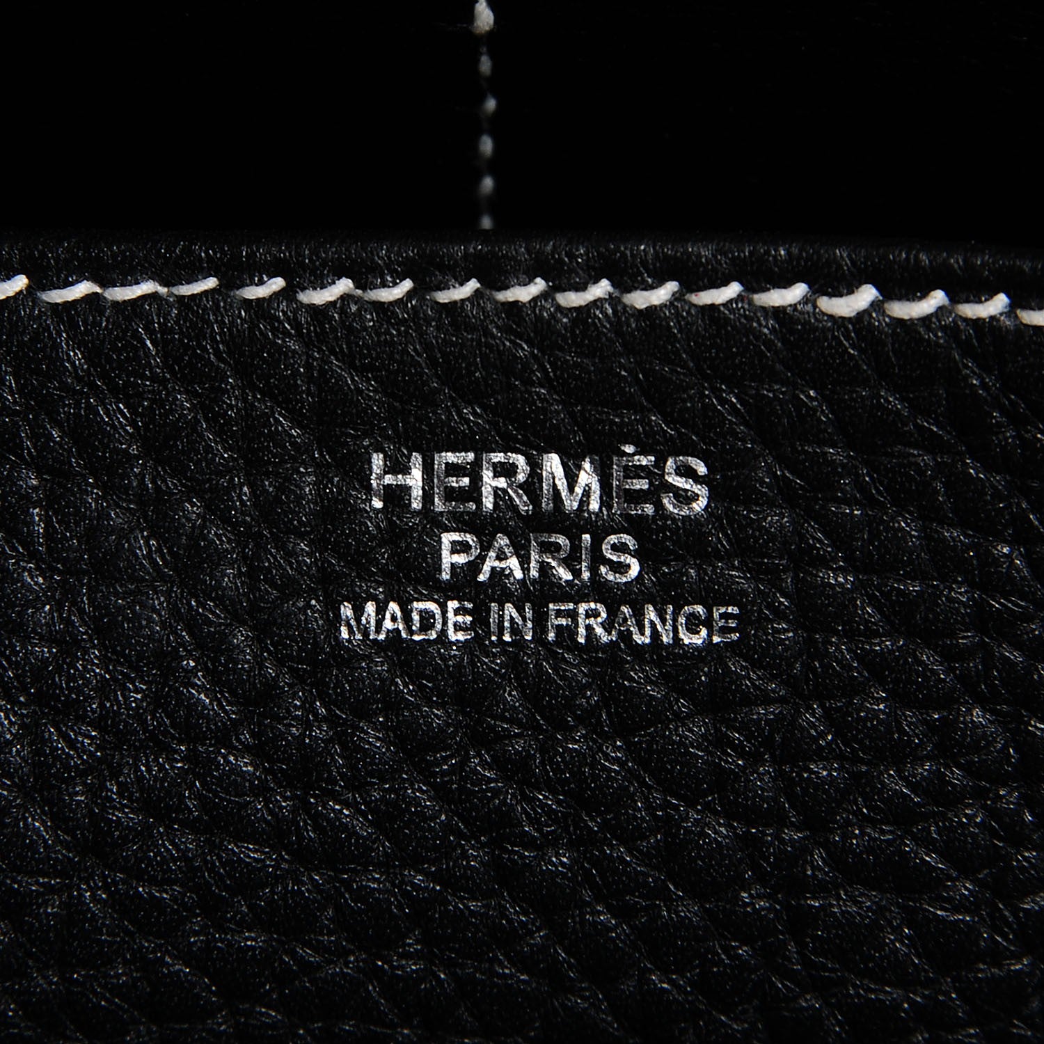 Hermes Taurillon Clemence Halzan 31 Black 6 of 13