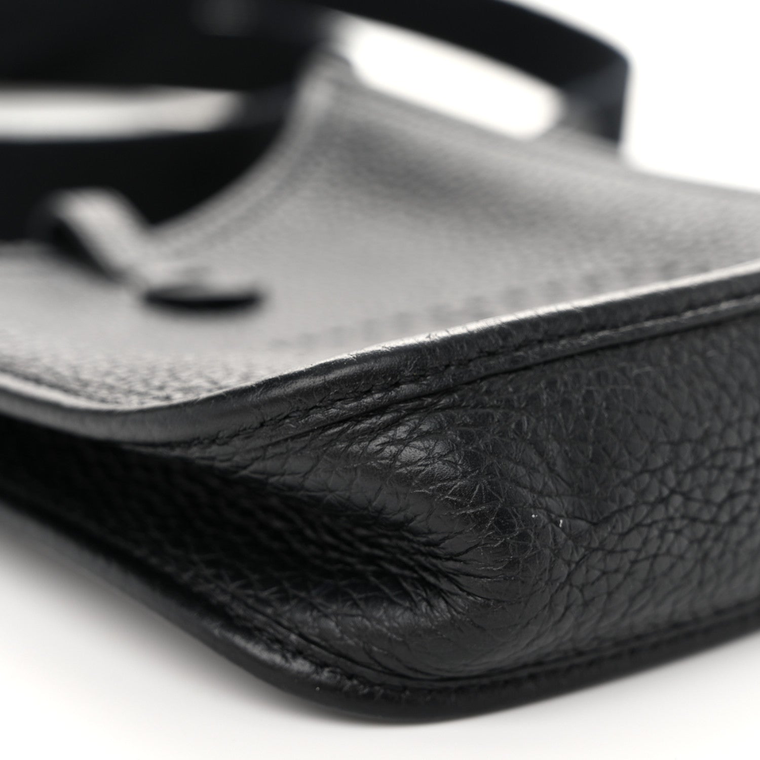 Hermes Taurillon Clemence Evelyne TPM Black 8 of 10