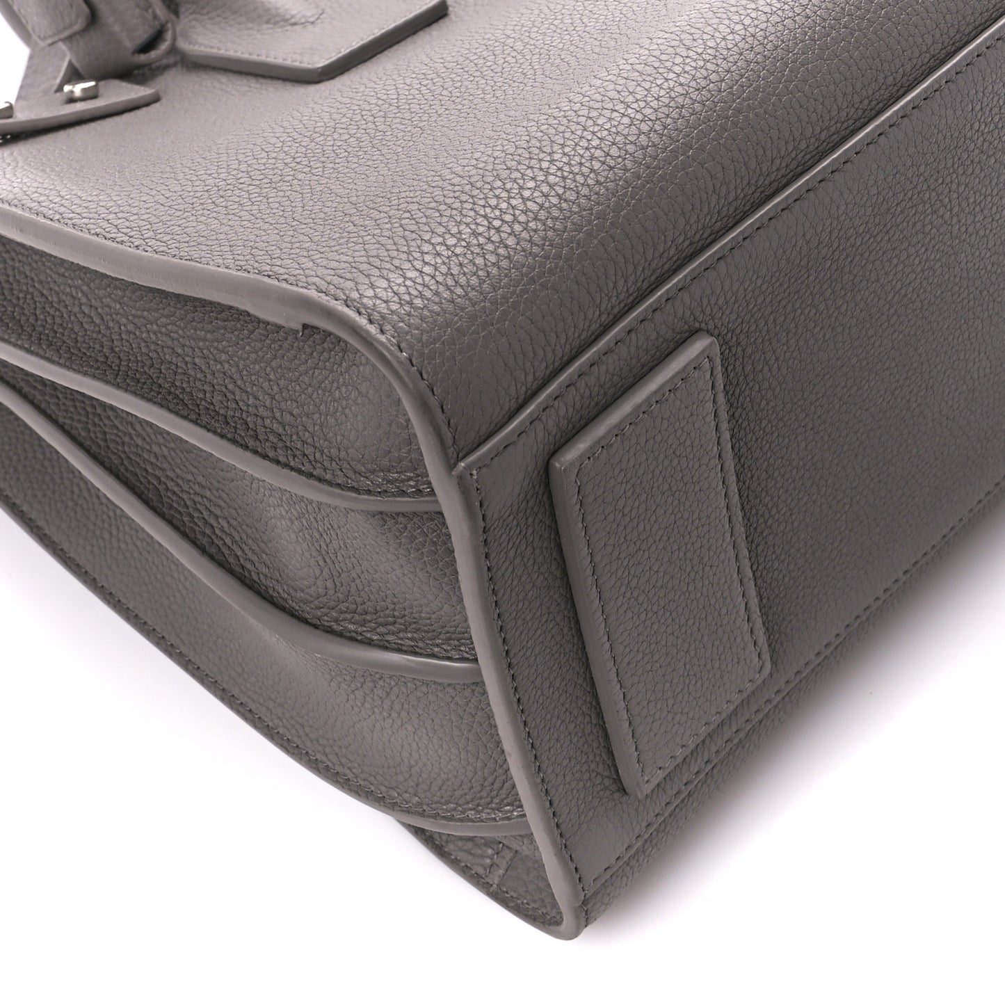 Grained Calfskin Small Supple Sac De Jour Earth