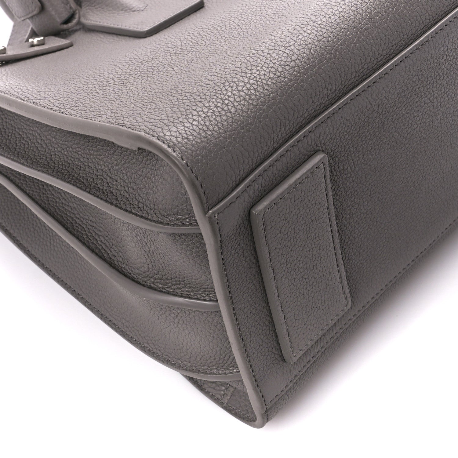 Saint Laurent Grained Calfskin Small Supple Sac De Jour Earth 11 of 12
