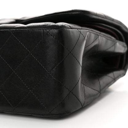 Chanel Lambskin Quilted Jumbo Double Flap Black 10 of 13