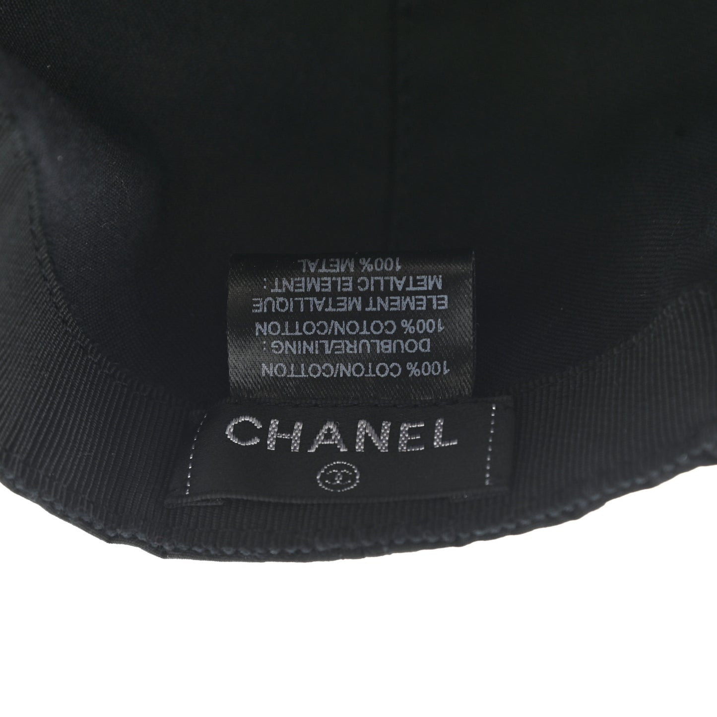 Cotton CC Cap Hat Black