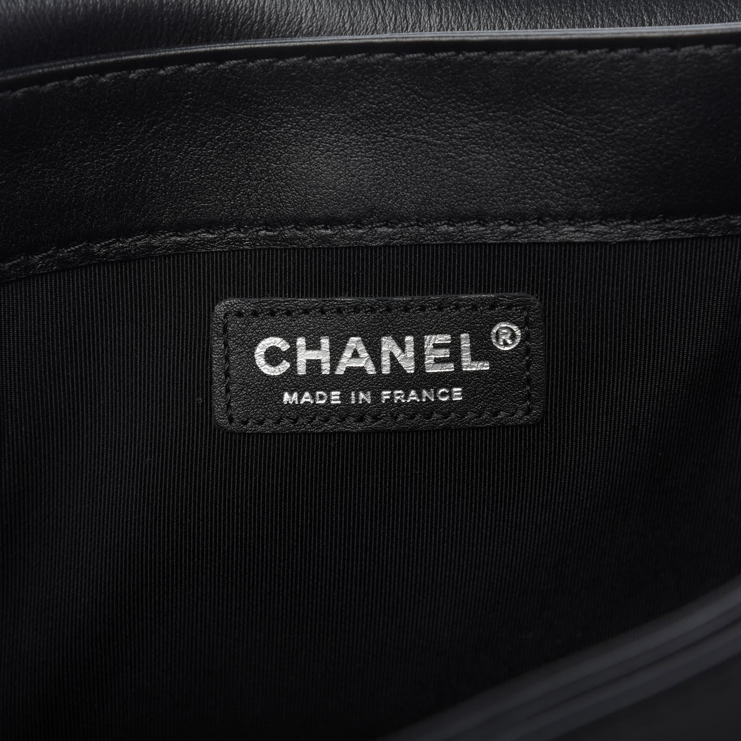 Chanel Calfskin Enchained New Medium Boy Flap Black 8 of 10