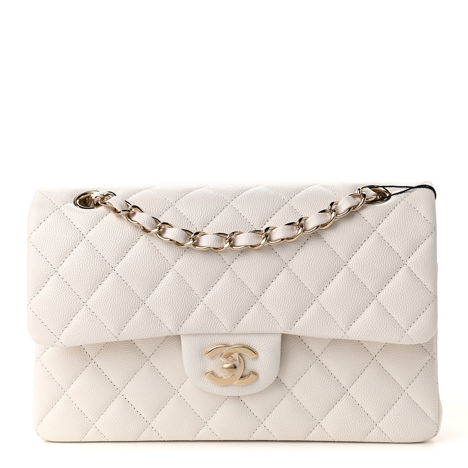 Chanel Caviar Quilted Small Double Flap White 1 of 9