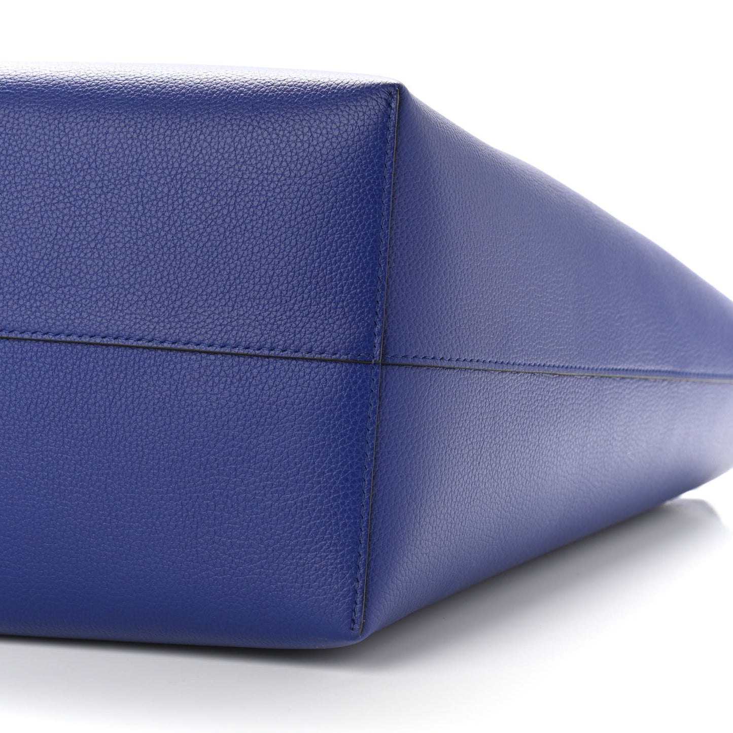 Grained Calfskin Skull Open Shopper Tote Ultramarine