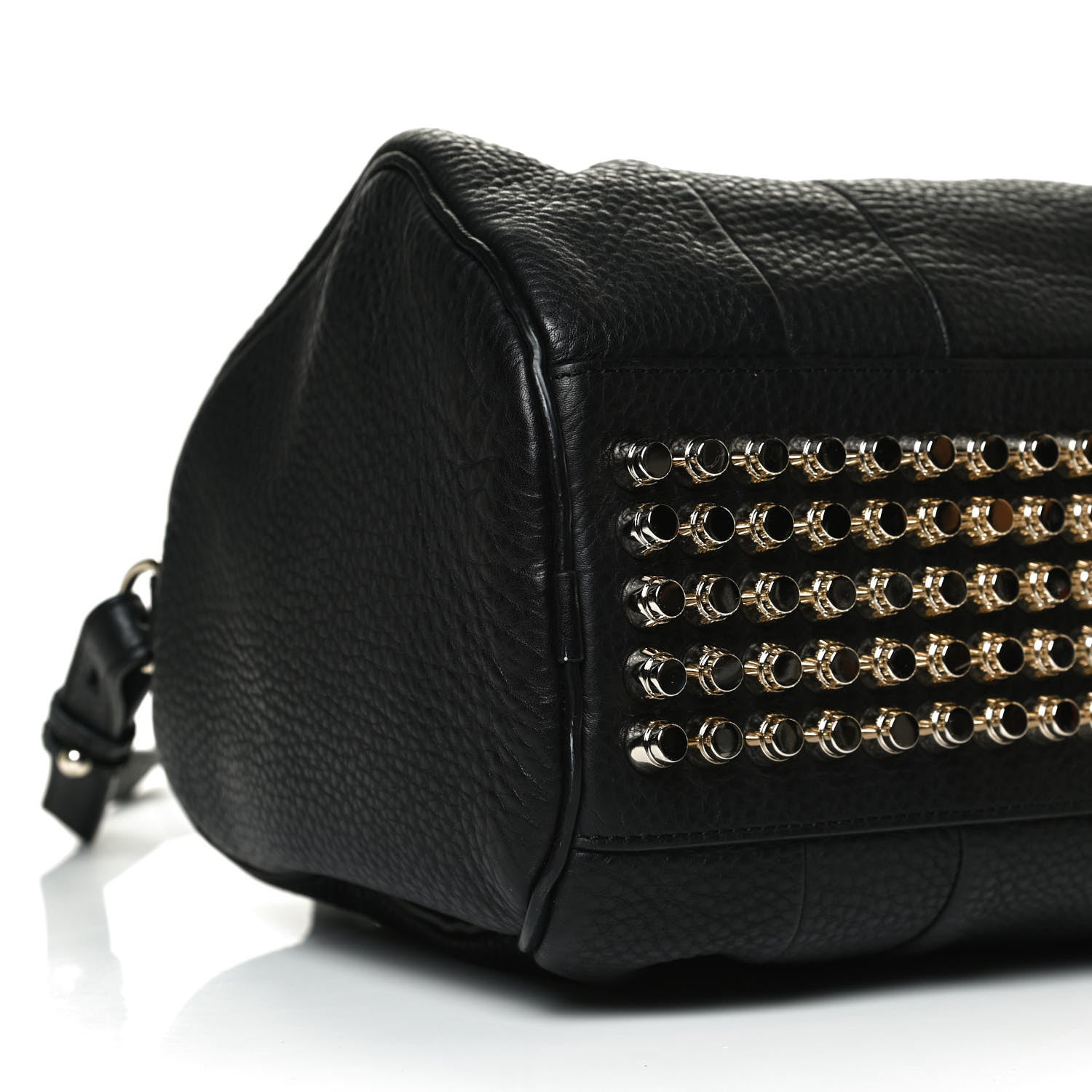 Alexander Wang Pebbled Lambskin Rocco Black Pale Gold Hardware 5 of 11