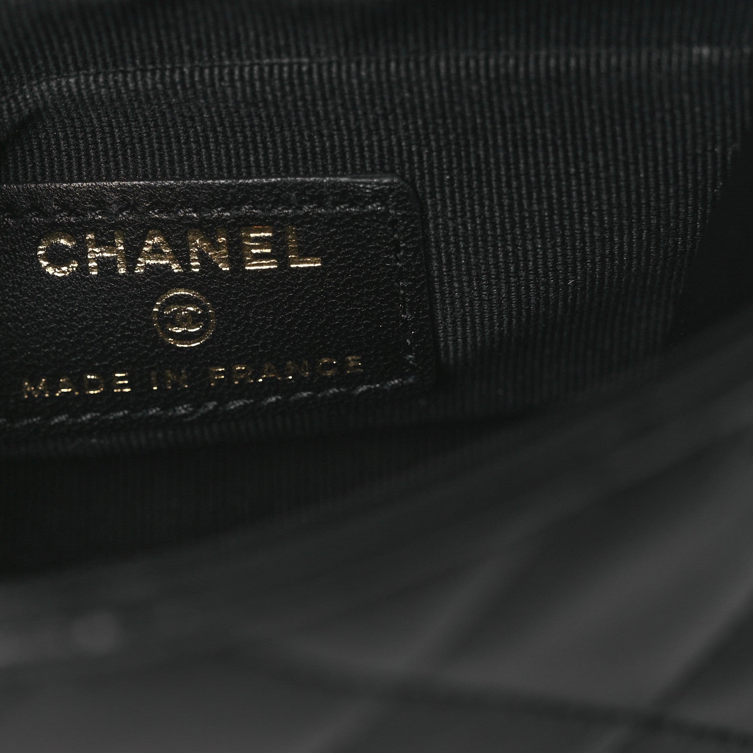 Chanel Lambskin Quilted Top Handle Flap Clutch With Chain Black 6 of 11
