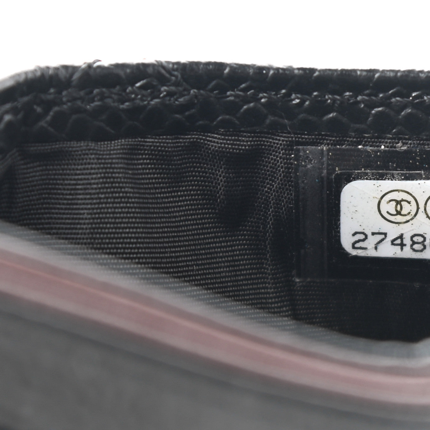 Chanel Caviar Quilted Card Holder Black 8 of 8