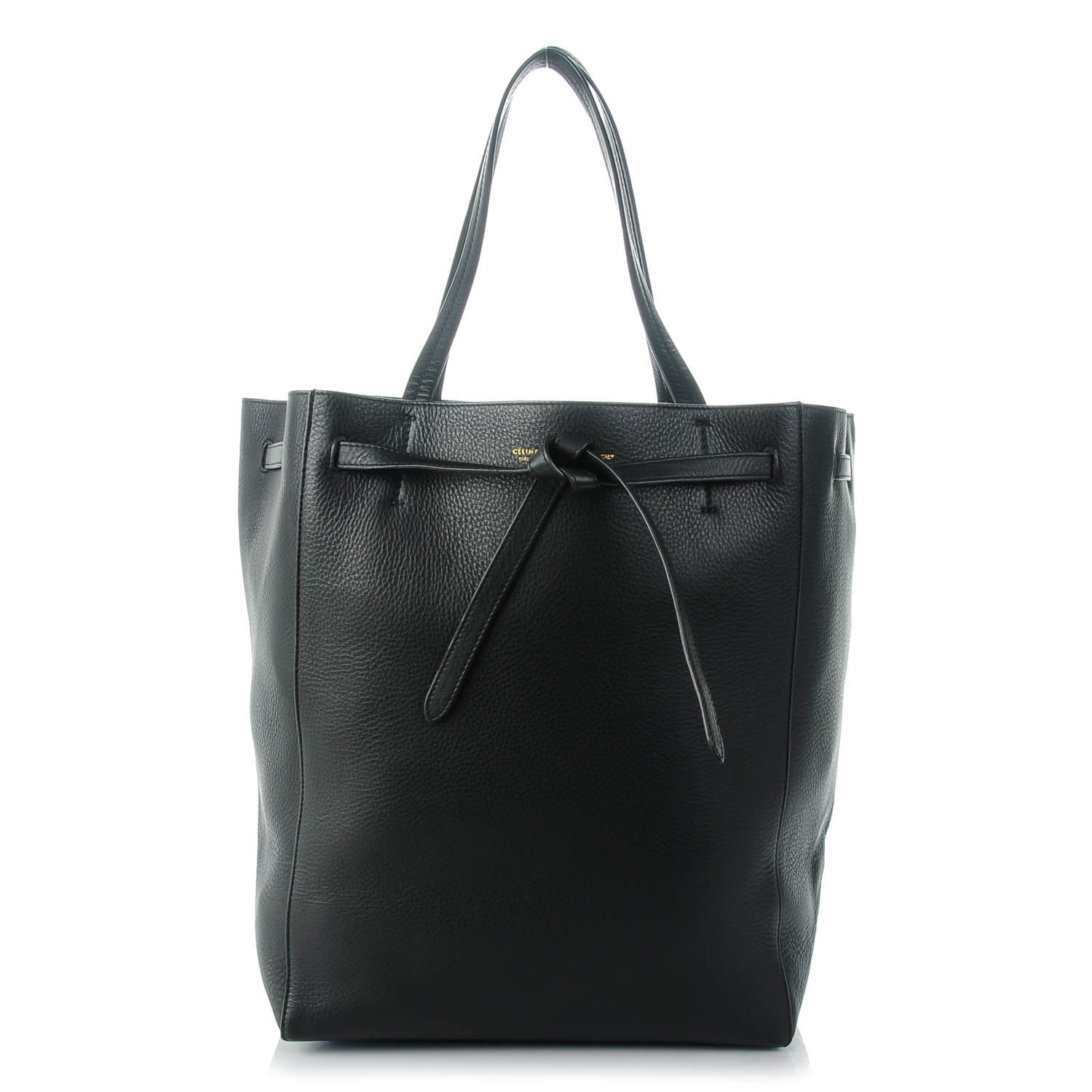 Celine Soft Grained Calfskin Medium Cabas Phantom Black 1 of 8