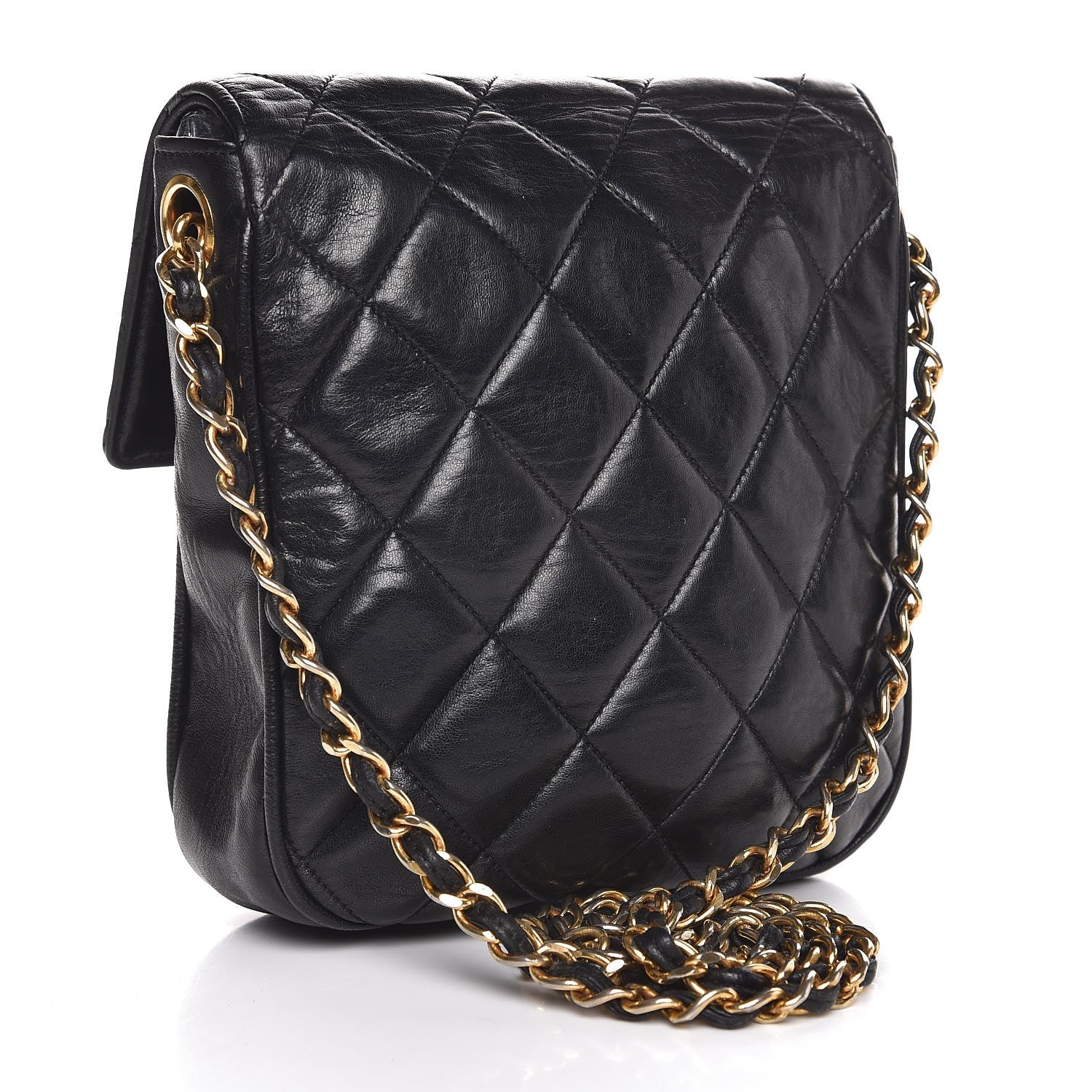 Chanel Lambskin Quilted Small Flap Black 3 of 7