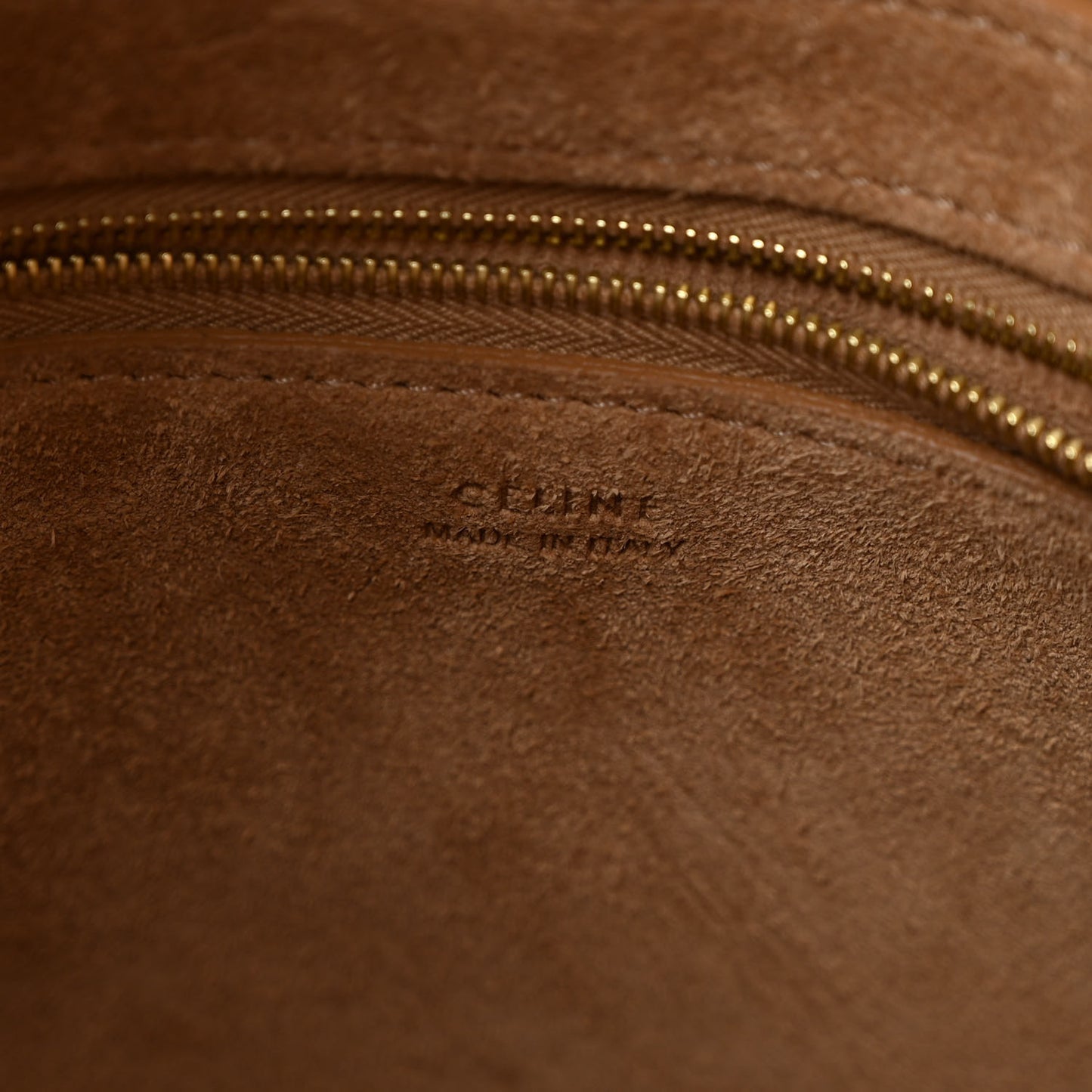 Natural Calfskin Sangle Bucket Bag Light Camel