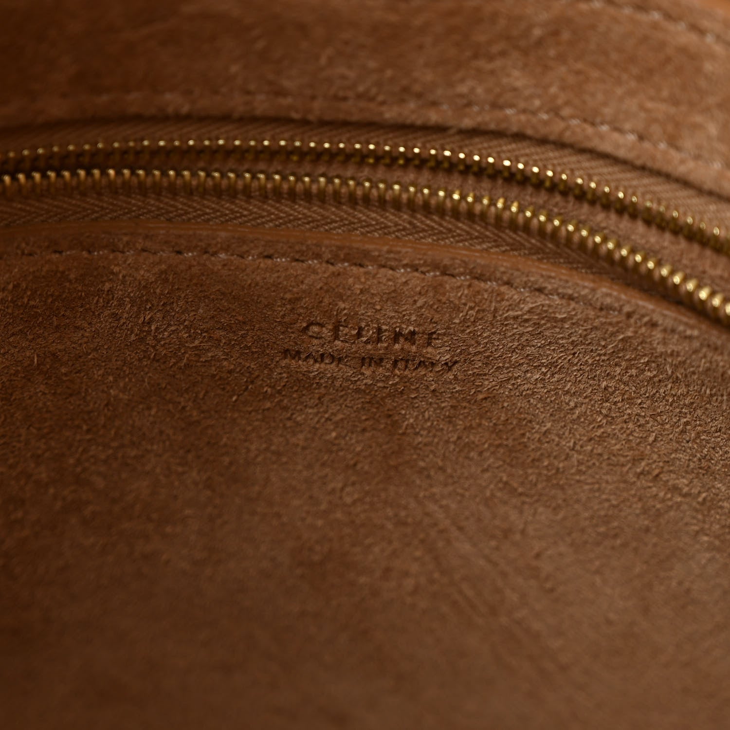 Celine Natural Calfskin Sangle Bucket Bag Light Camel 6 of 11