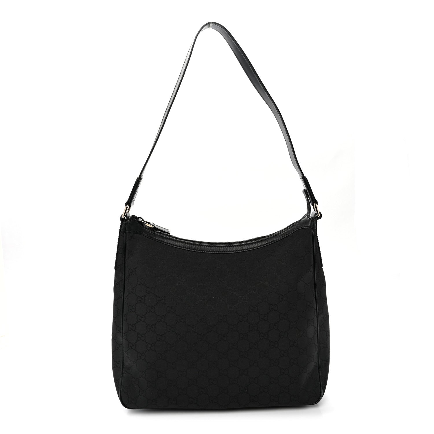 Gucci Canvas Shoulder Bag Black 1 of 10