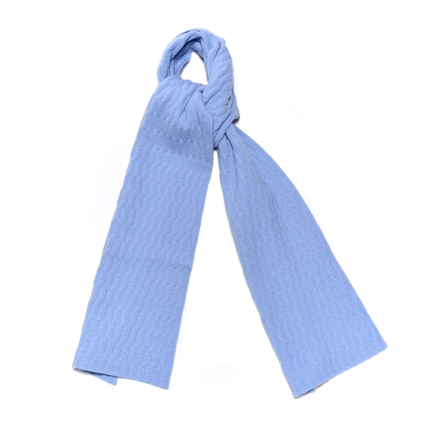 Wool Cashmere Silk Scarf Glacier