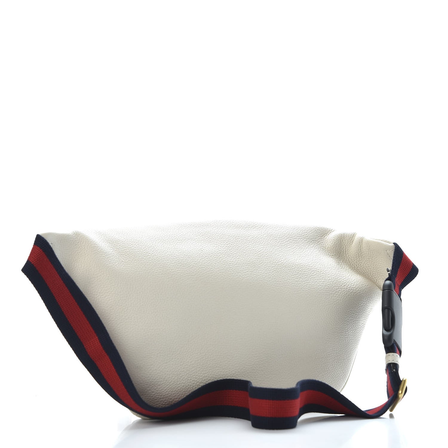 Gucci Grained Calfskin Logo Belt Bag White 2 of 9