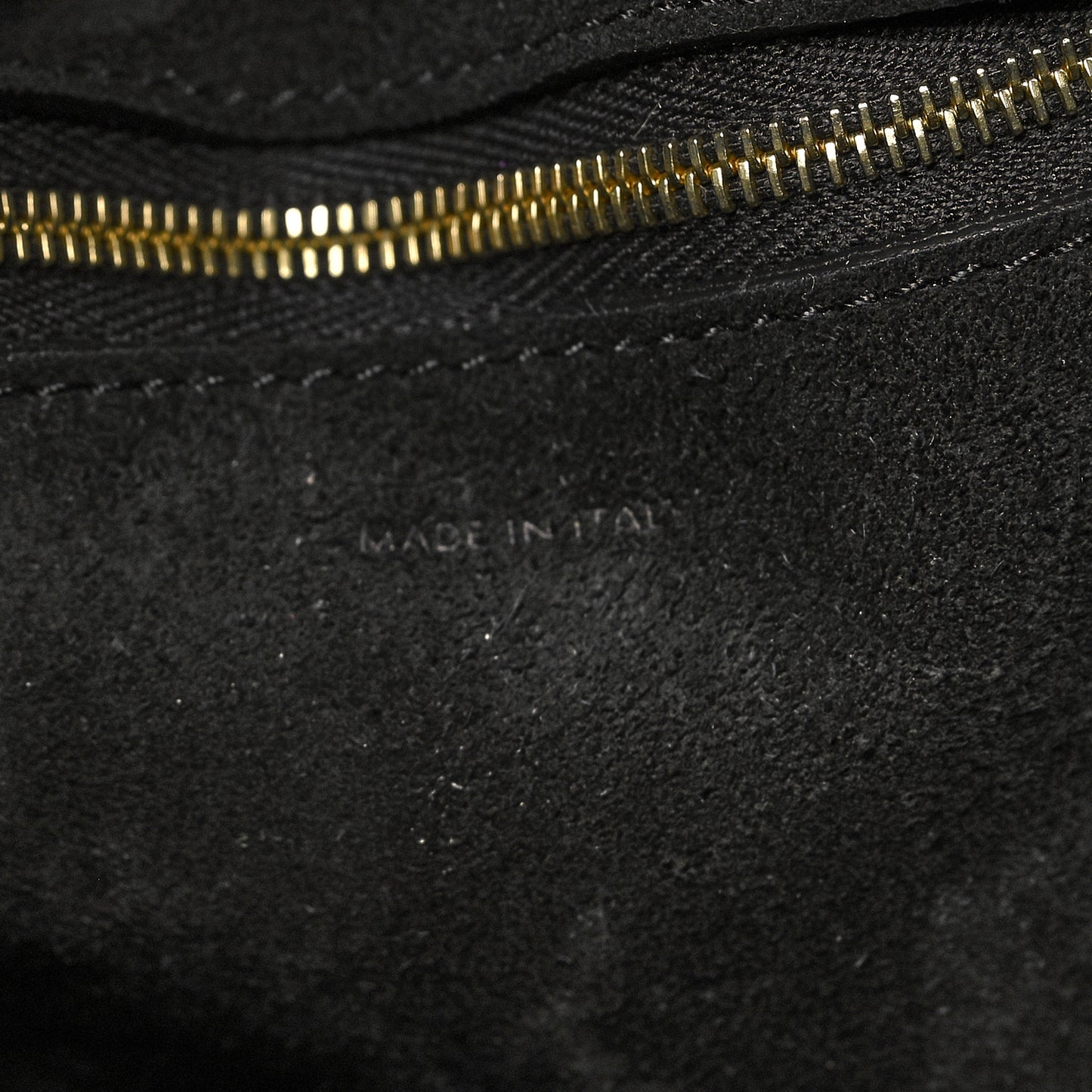 Soft Grained Calfskin Sangle Bucket Bag Black