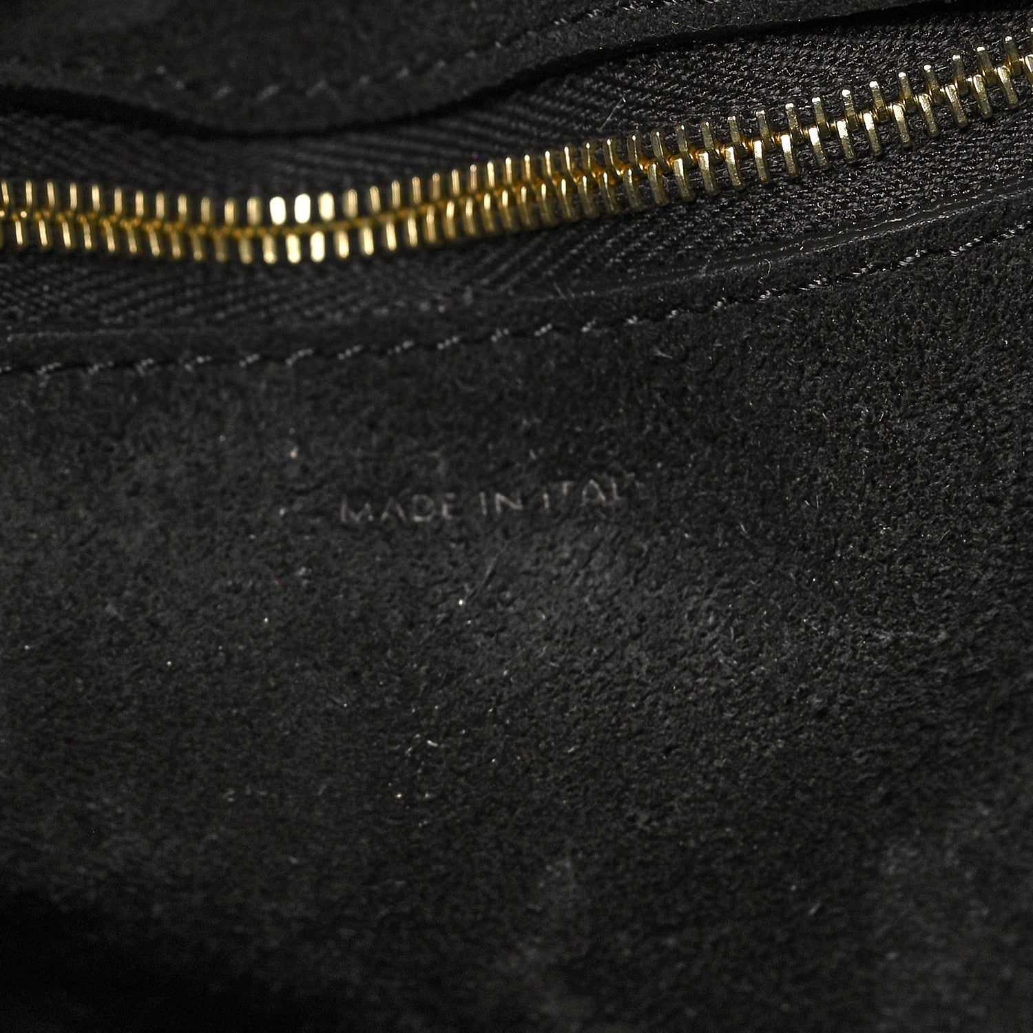 Celine Soft Grained Calfskin Sangle Bucket Bag Black 7 of 10