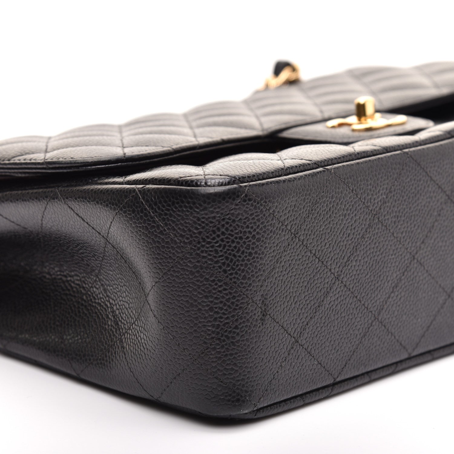 Chanel Caviar Quilted Jumbo Double Flap Black 6 of 11