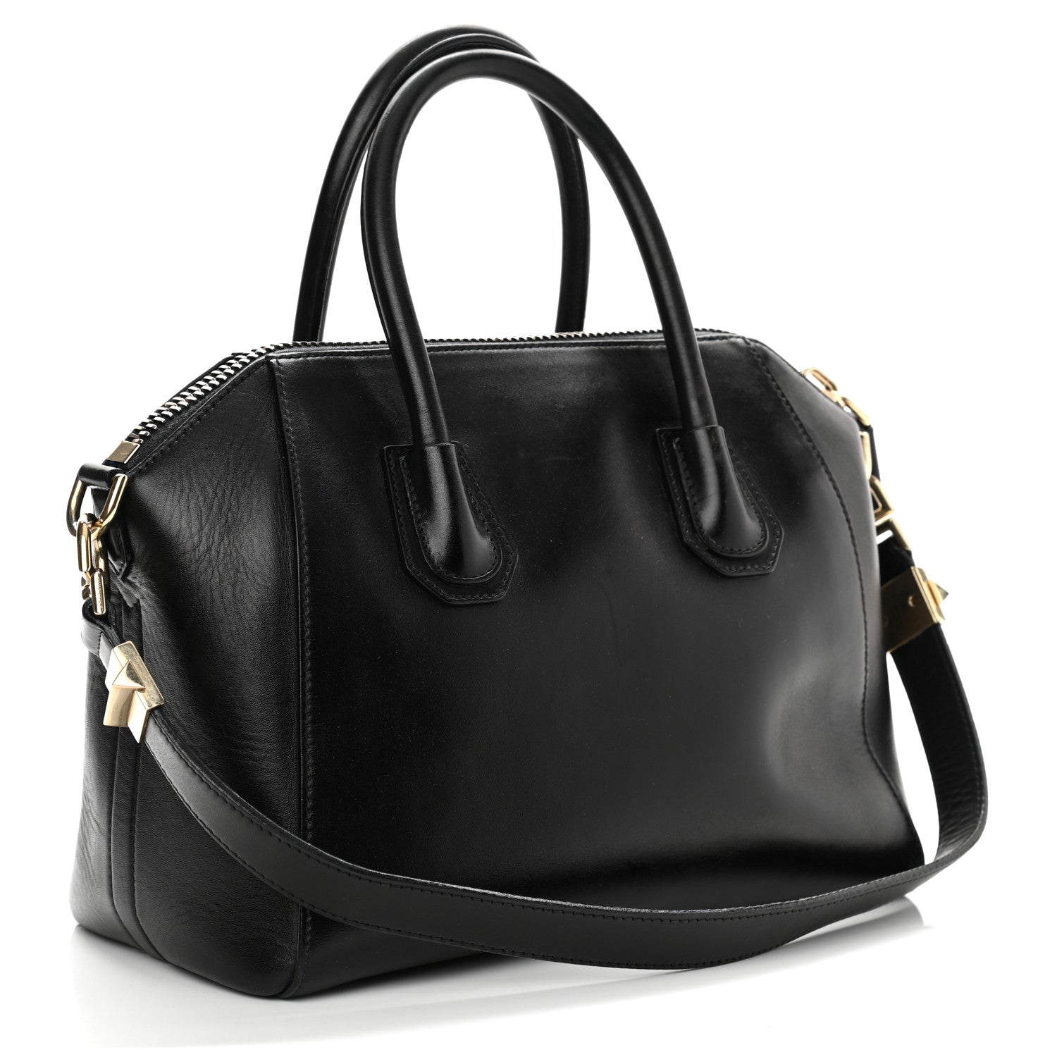 Givenchy Shiny Lord Calfskin Medium Antigona Black 3 of 16