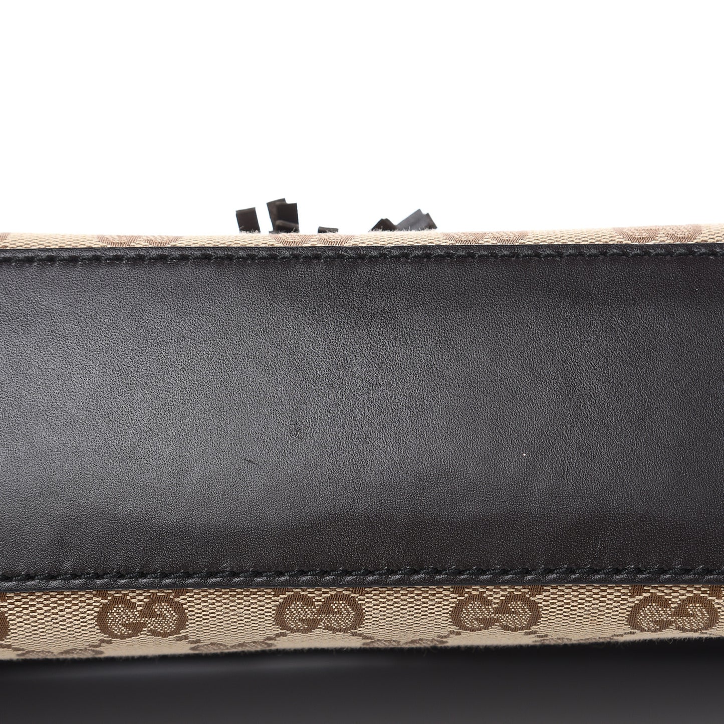 Monogram Margaux Calfskin Medium Emily Chain Shoulder Bag Beige Ebony Cocoa
