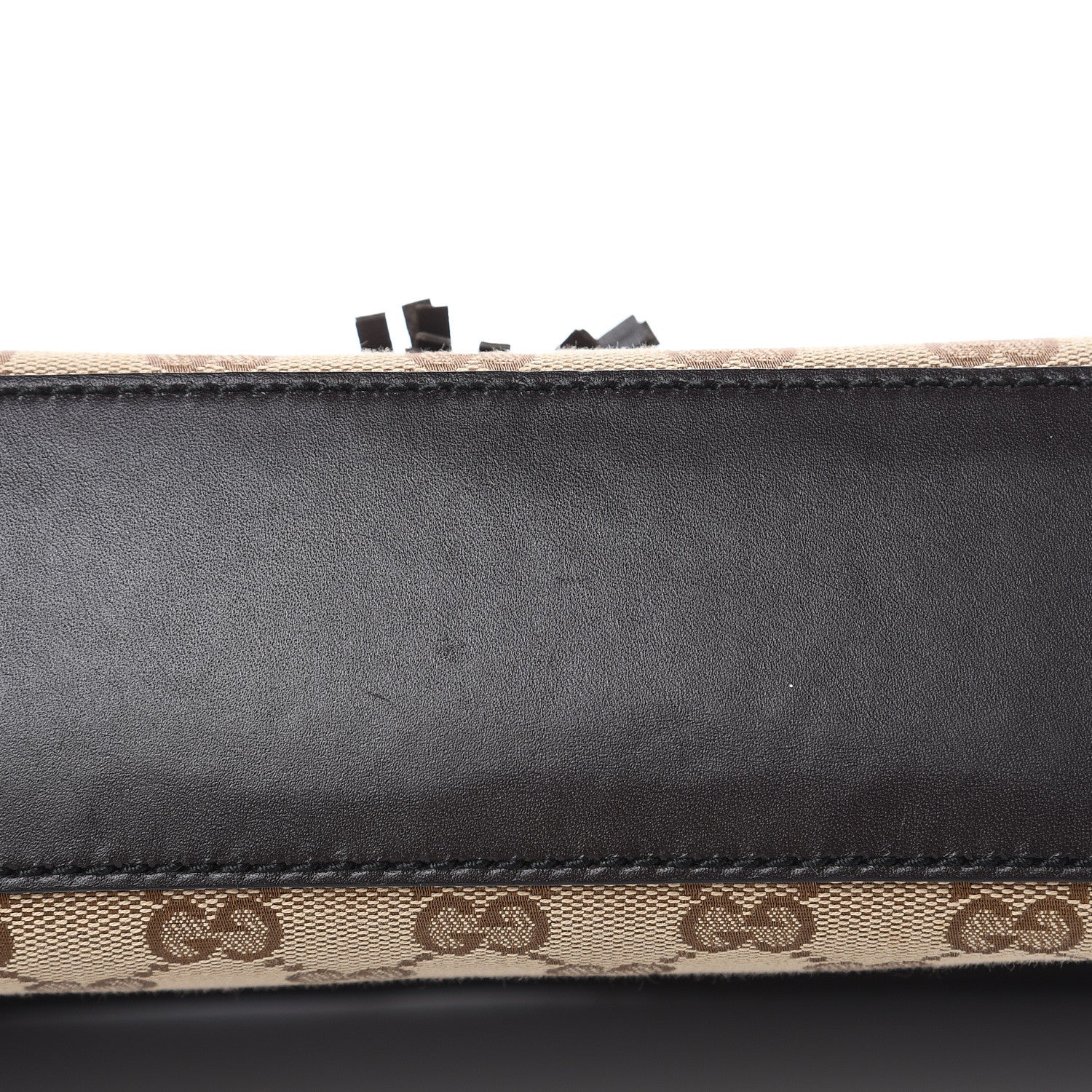 Gucci Monogram Margaux Calfskin Medium Emily Chain Shoulder Bag Beige Ebony Cocoa 10 of 15