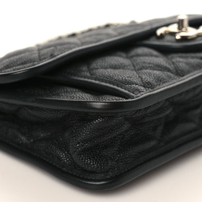 Chanel Caviar Quilted Medium French Riviera Flap Black 8 of 9