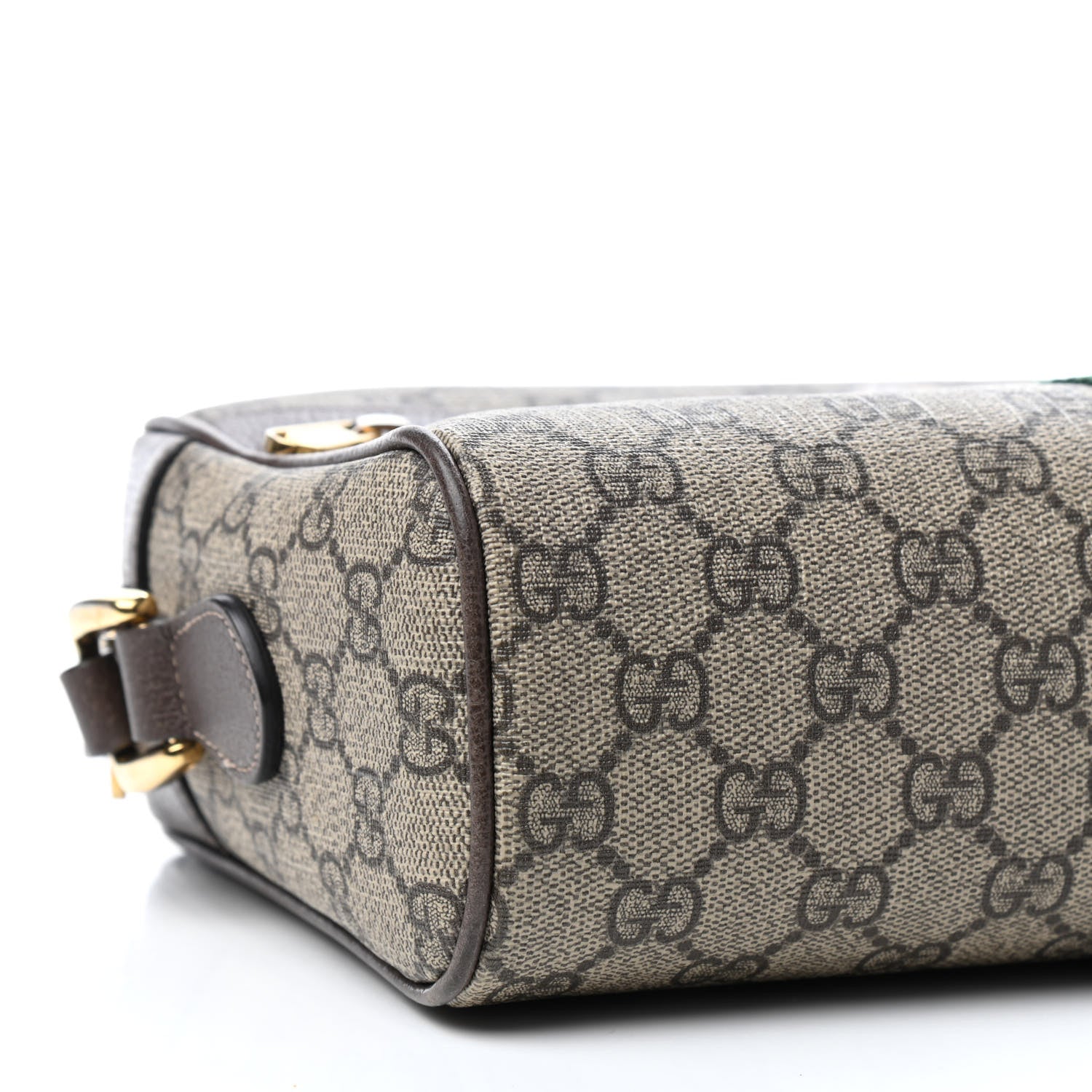 Gucci GG Supreme Monogram Web Small Ophidia Shoulder Bag Brown 5 of 10