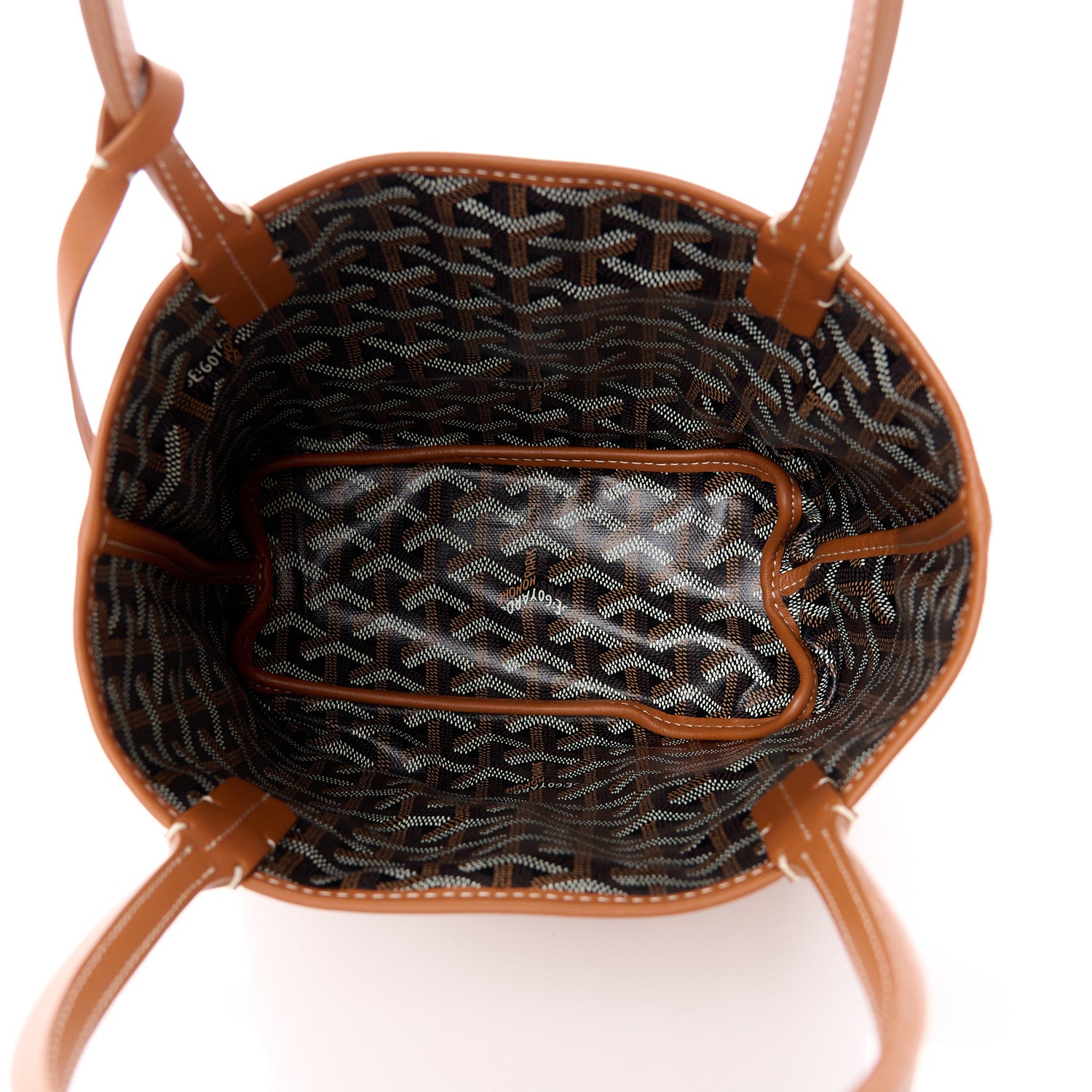 Goyard Goyardine Reversible Mini Anjou Black Gold 10 of 19