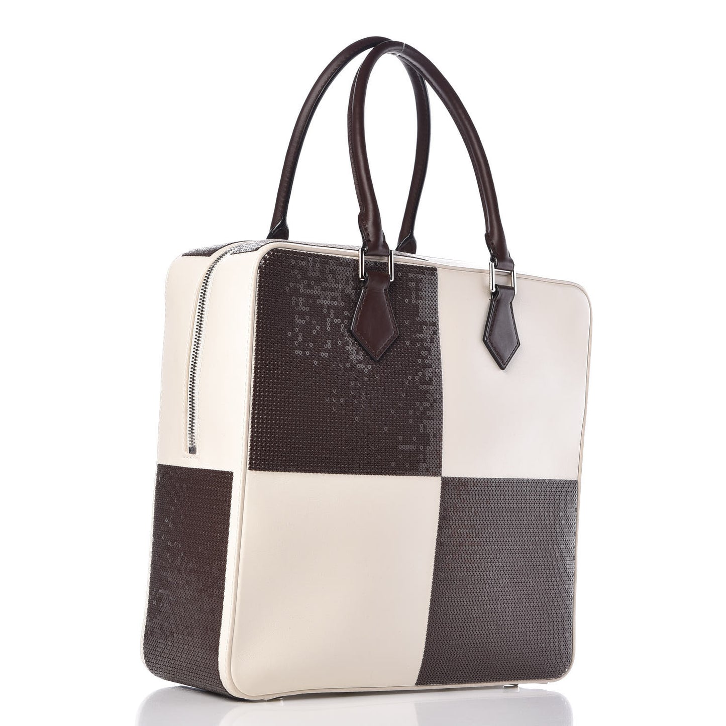 Veau Dakota Damier Optic Cuir GM Brown