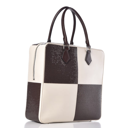 Louis Vuitton Veau Dakota Damier Optic Cuir GM Brown 3 of 13