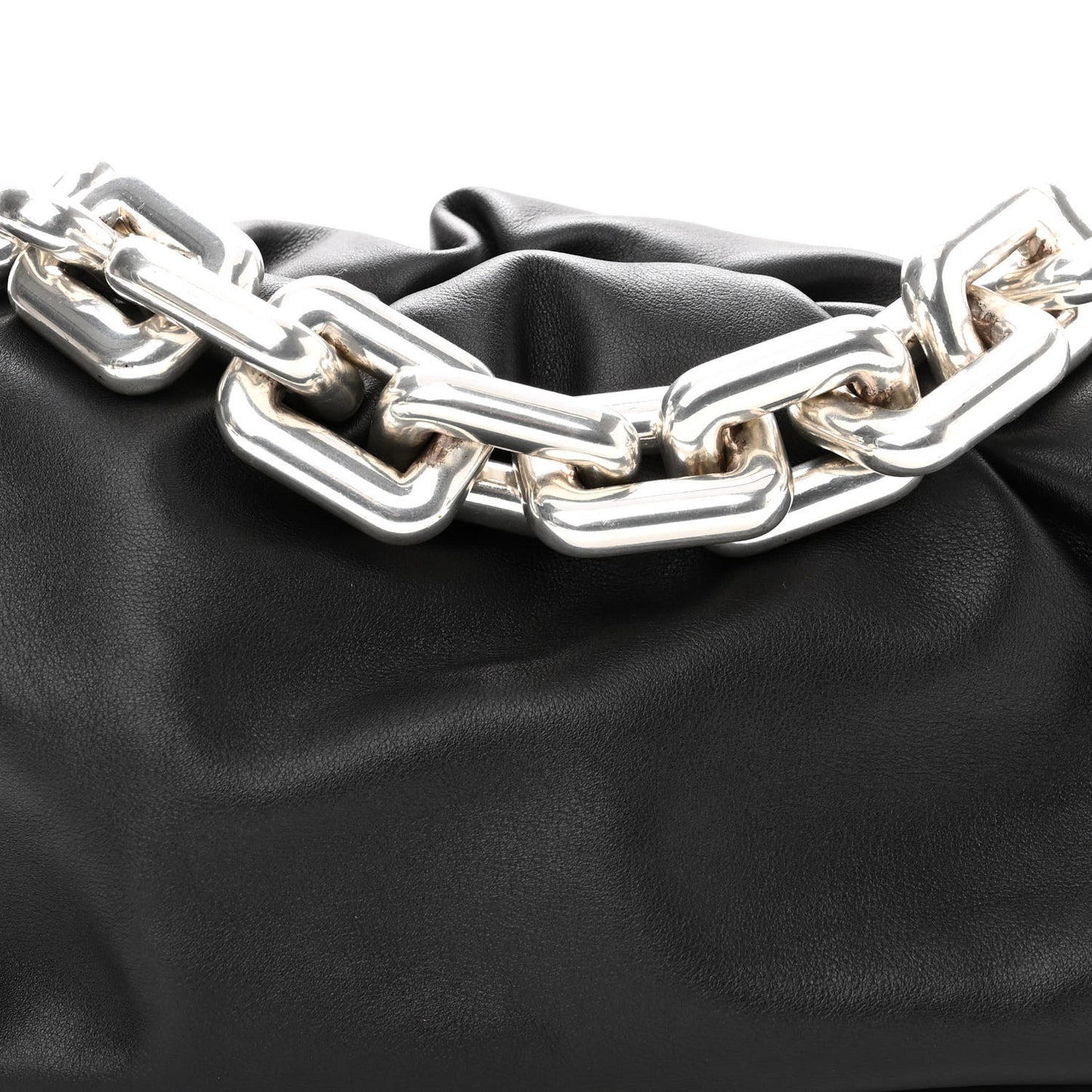Calfskin The Pouch Chain Black