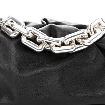 Bottega Veneta Calfskin The Pouch Chain Black 7 of 9