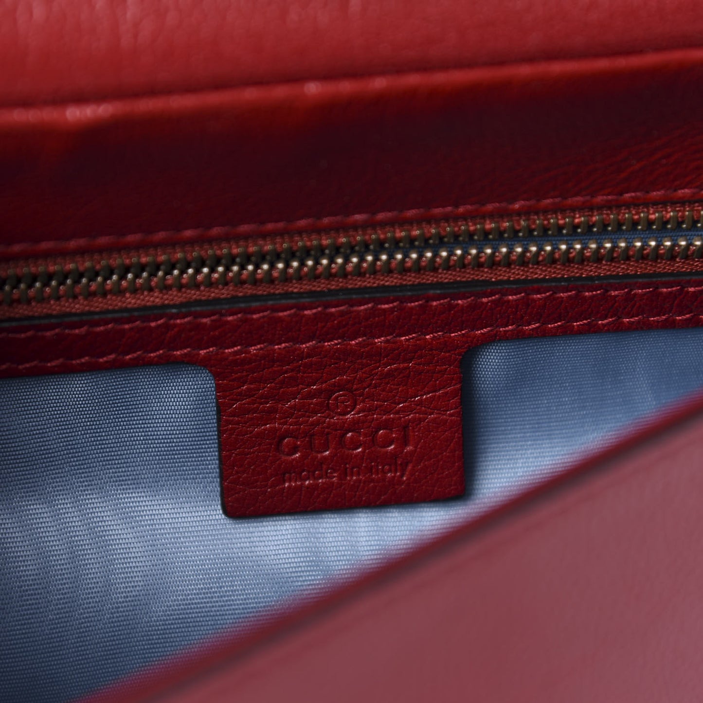 Calfskin Diagonal GG Medium Thiara Double Envelope Shoulder Bag Black Red