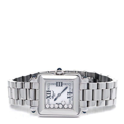 Chopard Stainless Steel 7 Diamond 27mm Happy Sport Quartz Watch 2 of 6