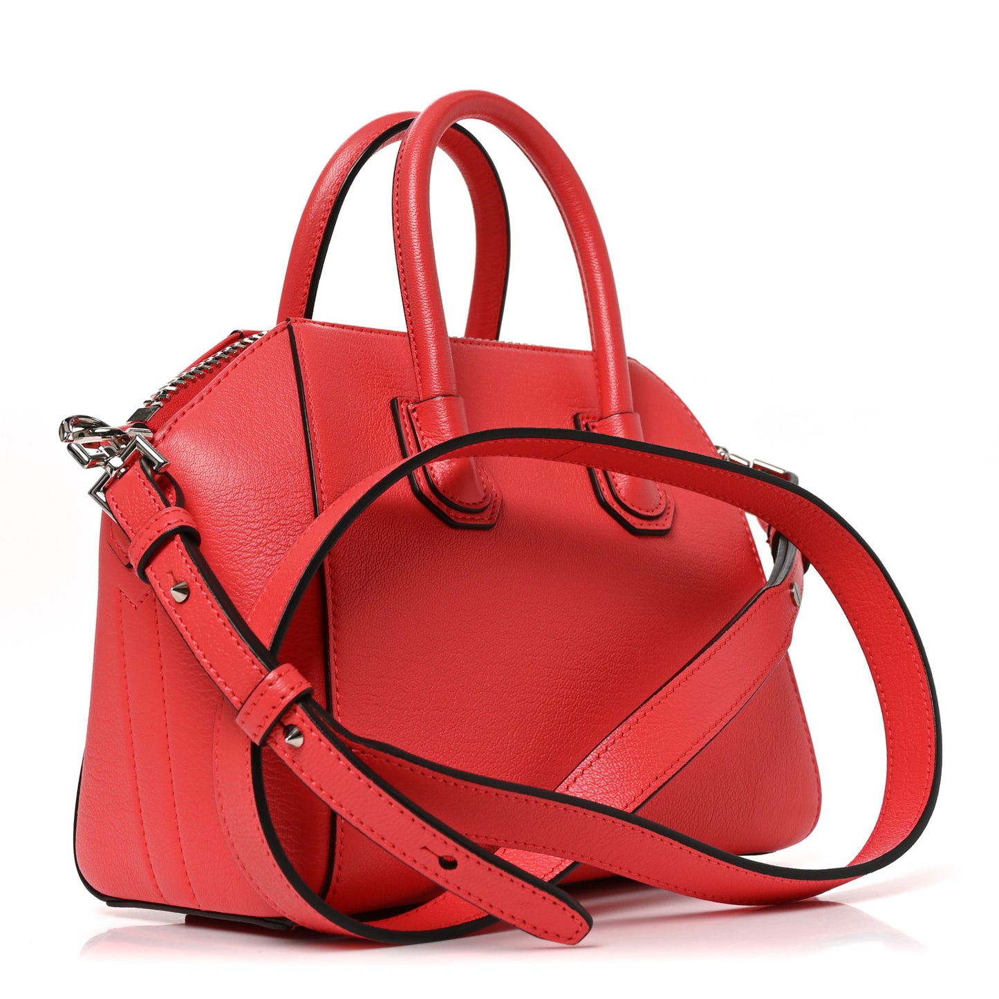 Sugar Goatskin Mini Antigona Lipstick Pink