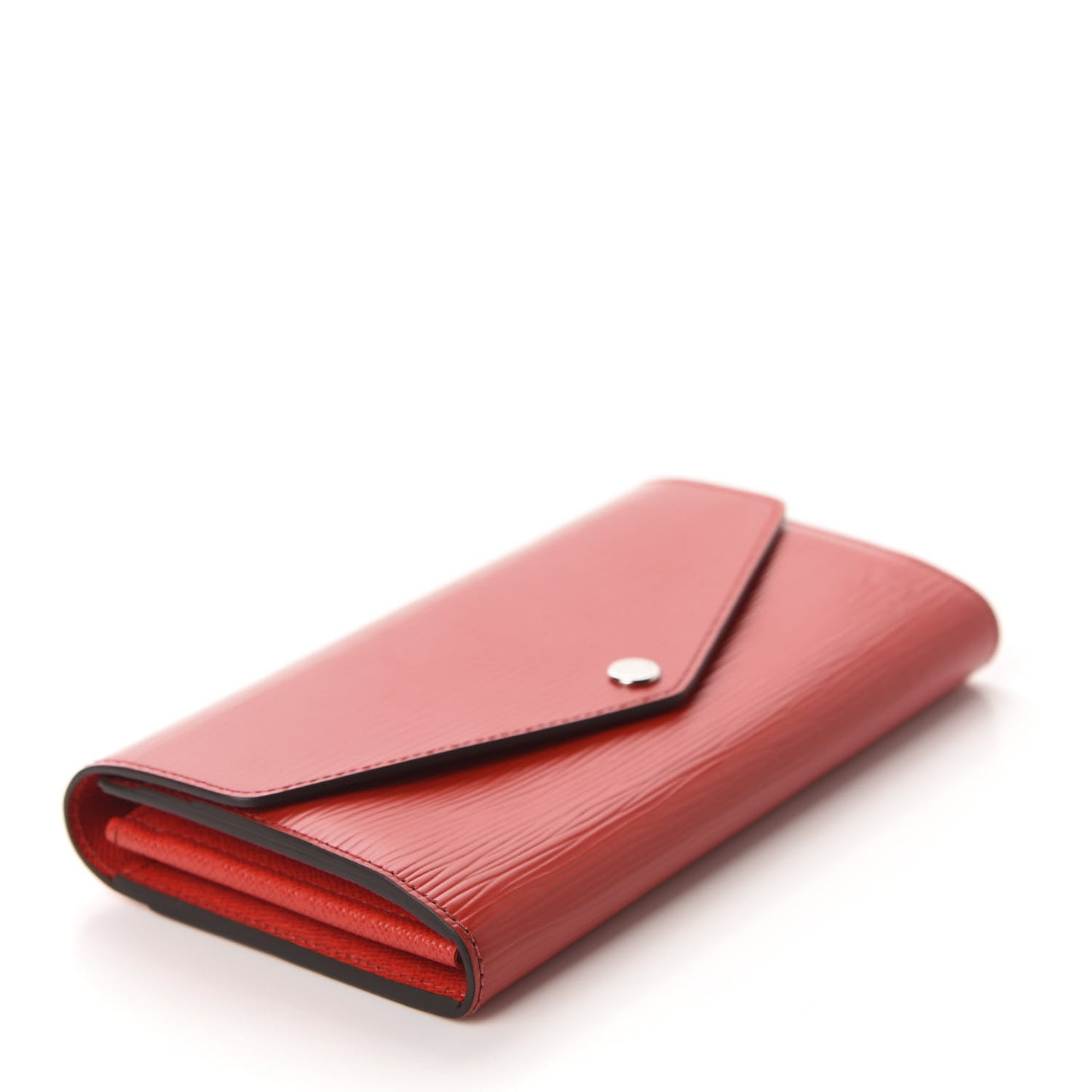 Epi Sarah Wallet NM Coquelicot