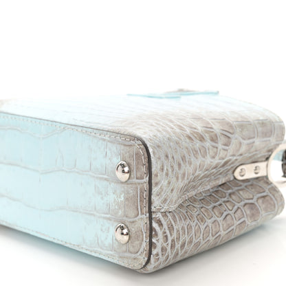Louis Vuitton Crocodile Mini Capucines Blue Celeste 9 of 10